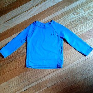 Amazon Essentials baby 18 months blue rashguard/swim shirt